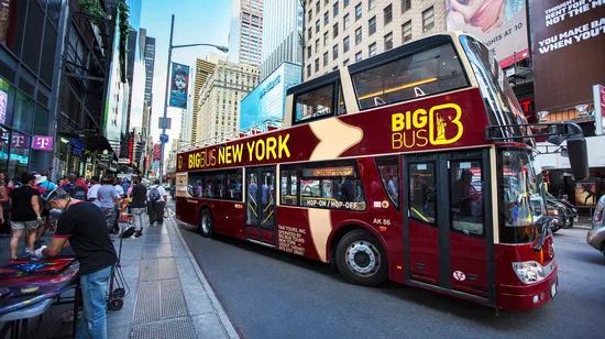 New York Hop-On Hop-Off Bus, Empire State & Statue of Liberty Tour
