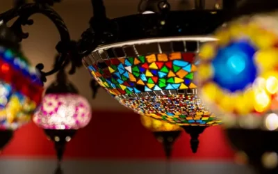 Mosaic Lamp DIY Experience in Taichung by Artist Mosaic Craft Studio