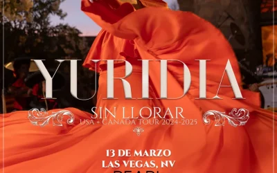 Yuridia Flores Concert 2024 Las Vegas | Yuridia – Sin Llorar US Tour 2024 | Pearl Concert Theater at Palms Casino Resort
