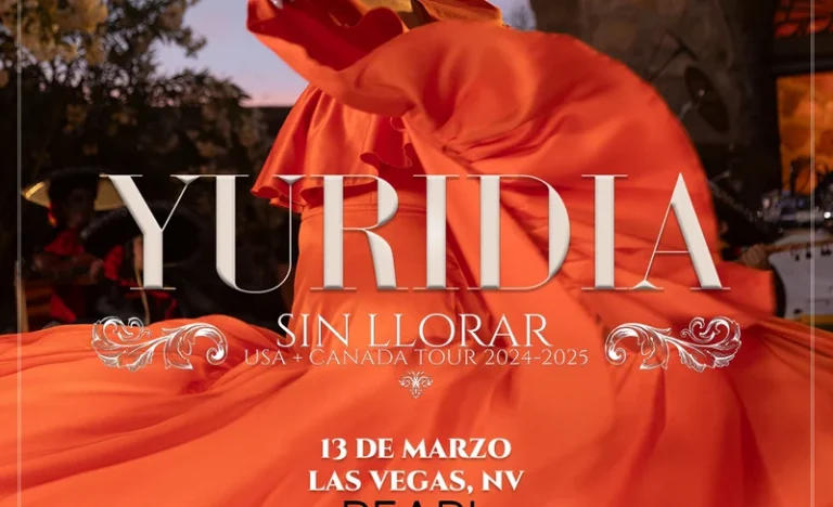 Yuridia Flores Concert 2024 Las Vegas | Yuridia - Sin Llorar US Tour 2024 | Pearl Concert Theater at Palms Casino Resort