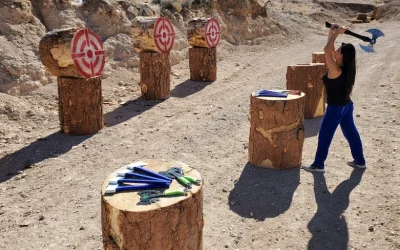 Axes, Arrows, and Bullets Combo Package Experience in Las Vegas