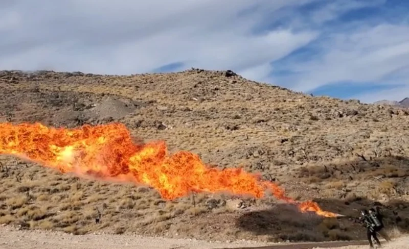 Flamethrower Experience in Las Vegas