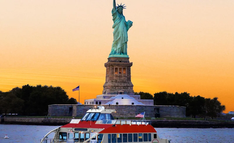 Statue at Sunset Cruise Experience in New York 8 Statue at Sunset Cruise Experience in New York