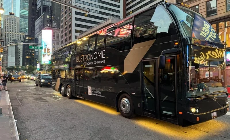 Bustronome Gourmet Meal Double Decker Trip in New York