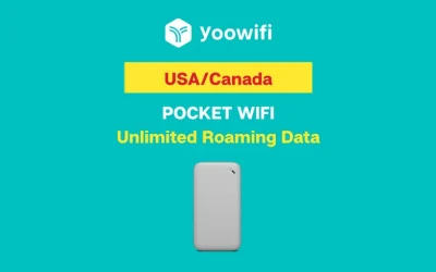 Unlimited 4G Travel UPSIZED WIFI for USA, and Canada
