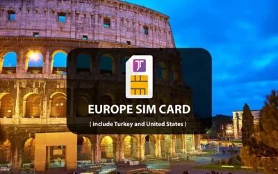 4G SIM Card (MY Delivery) for Europe, Turkey & US