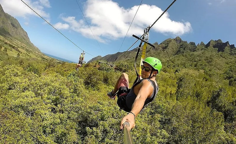 Kualoa Ranch Jurassic Valley Zipline Experience Tour