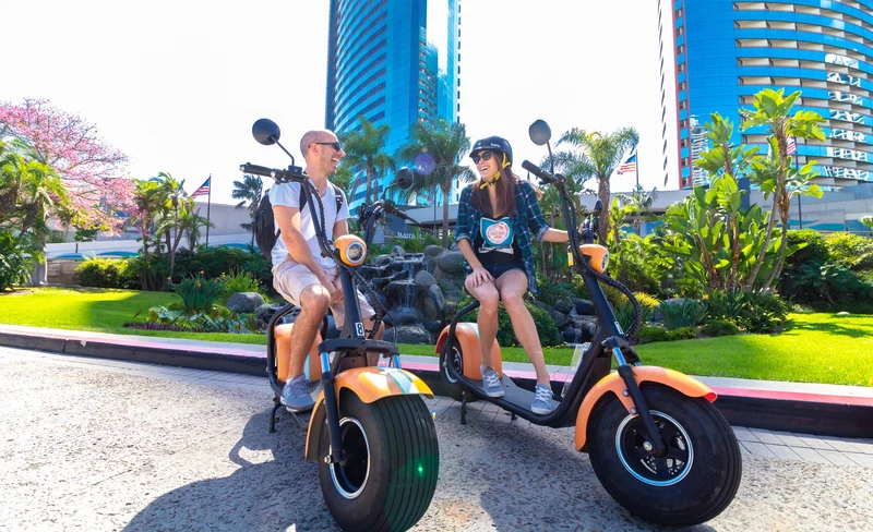 Harbor and Gaslamp Quarter Scooter Tour in San Diego