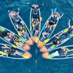 Pingtung: Xiaoliuqiu Sagittarius Club - SUP stand-up paddle/transparent canoe/dragon boat board experience