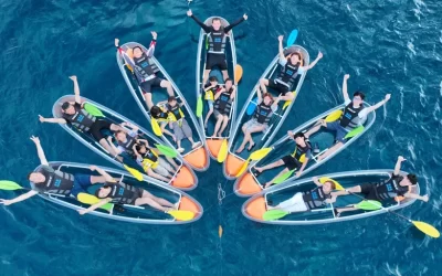 Pingtung: Xiaoliuqiu Sagittarius Club - SUP stand-up paddle/transparent canoe/dragon boat board experience