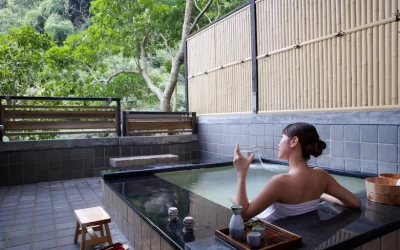 Wulai Spring Resort: Hotspring (Public or Private Bath)