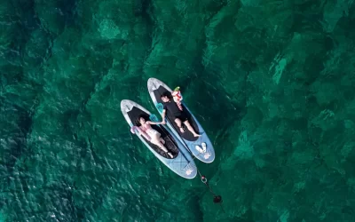 Xiaoliuqiu SUP stand-up paddle & transparent canoe experience (including single-lens photography and bonus aerial photography)