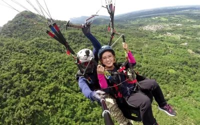 Taiwan Pingtung Saichia Paragliding Experience with Photography Service & Morning Transfer