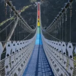 Shuanglong Falls Colorful Suspension Bridge Ticket