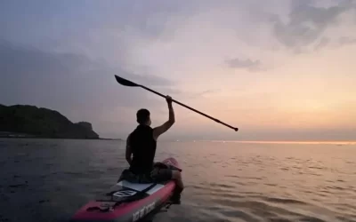 New Taipei: Longdong Bay SUP Sunrise/Sunset Experience Tour in Northeast Corner