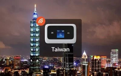 4G WiFi for Taiwan (TW Airport Pick Up)