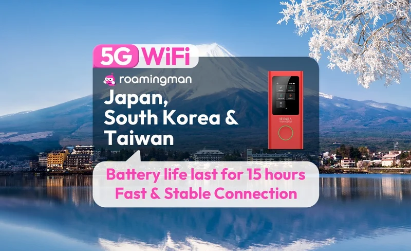 4G/5G WiFi (MY Airport Pick Up) for Japan, South Korea & Taiwan