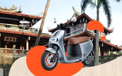 Gogoro Scooter Rental in Tainan by GX Travel