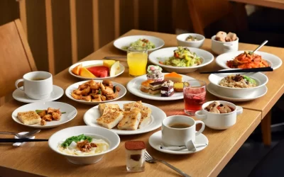 Yuan Vegetarian Restaurant-MRT Fuzhong Station-buffet