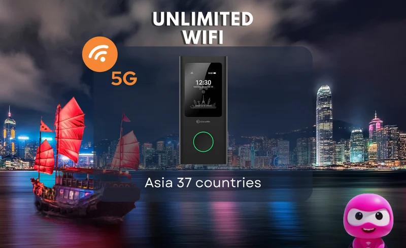4G/5G WiFi (MY Airport Pick Up) for Asia Countries & Regions Wi-Fi