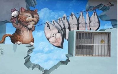 Tainan | Half-day tour to Masagou Beach: Painted Fishing Village & Biking & Oyster Digging Experience