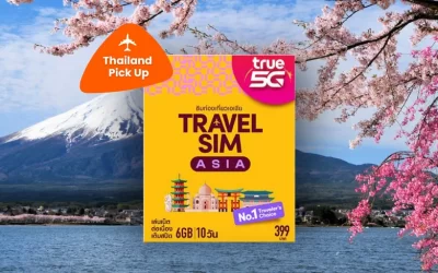 [Thailand Pick up] True 5G Travel SIM Zone Asia (exclude Thailand)