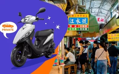 Tainan｜Motorcycle rental｜Pick up at Tainan Transit Station