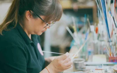 Glass Bead DIY Experience in Hualien by The Garden of Hope Foundation
