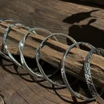 MOKOPORO STUDIO Couple Handmade Sterling Silver Bracelet DIY