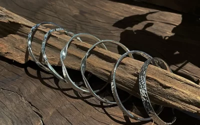 MOKOPORO STUDIO Couple Handmade Sterling Silver Bracelet DIY