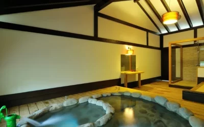 Bathhouse For 2 at Miaoli Shi Tang Spring