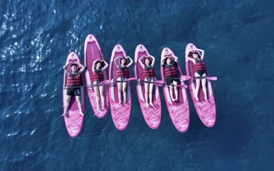 Blue and white water club - Xiaoliuqiu SUP/canoe experience (free air photo)