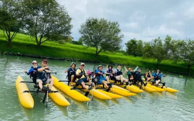 Water Bike Experience in Yilan Dongshan River