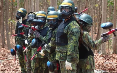 Paintball Battle in Tainan Guanmiao