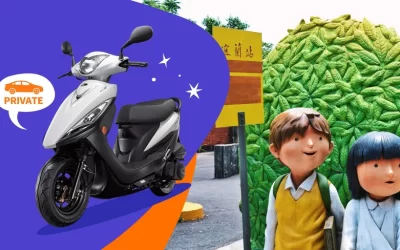 Yilan Scooter Rental - Jiaoxi/Luodong/Yilan Railway Station Pickup